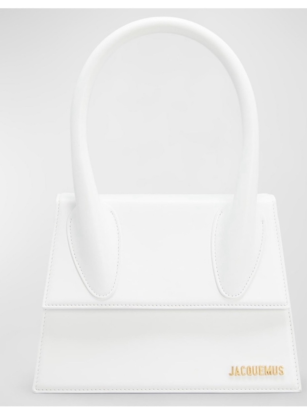 Jacquemus White Le Grand Chiquito Top-Handle Shoulder Bag